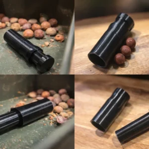 15mm One-Handed Mini Boilie Cutter (Black) – Carp Fishing Bait Splitter Tool