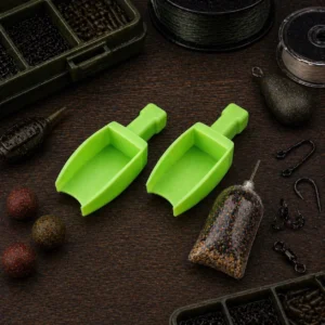 2 PVA Bag Bait Scoops - glow in dark – Carp Fishing Pellet Scoop
