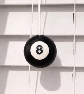 8 Ball Pool Novelty Blind Pull, Novelty Light Pull Cord Handle