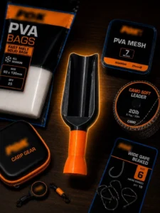 Black & Orange PVA Bag Bait Scoop_Not_Fox