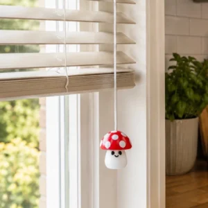 Red Mushroom / Toadstool Light Pull & Blind Pull