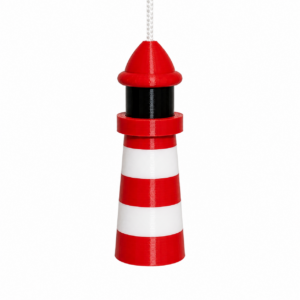 Red Lighthouse Themed Blind Pull