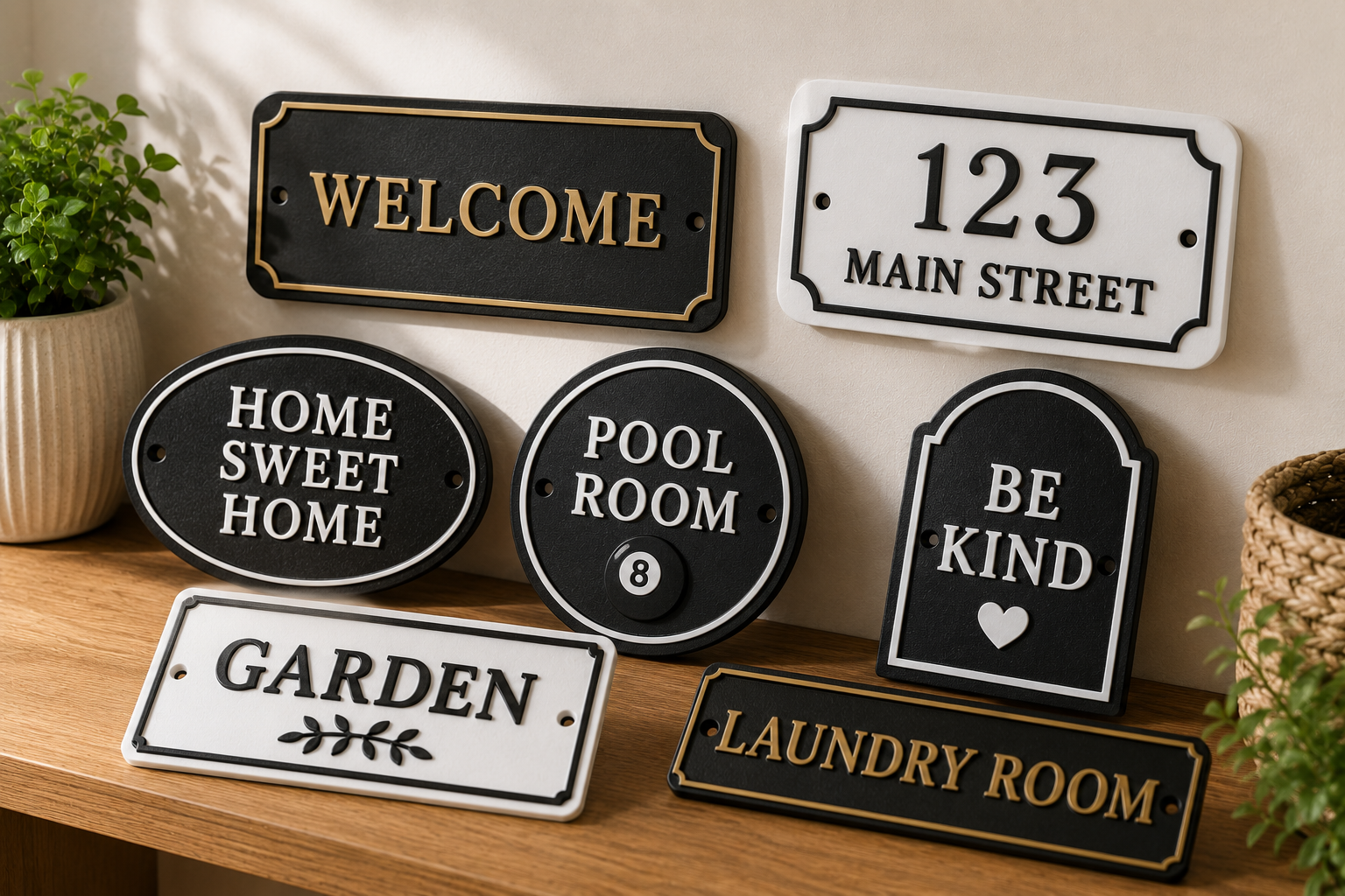 Signs and Plaques, Decorative and Novelty Home Décor