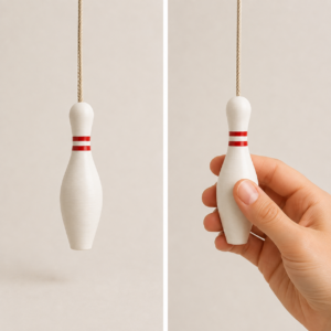 Bowling Pin Novelty Light Pull or Blind Pull