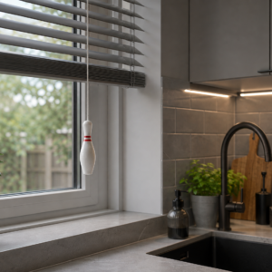 Bowling Pin Blind Pull & Light Pull