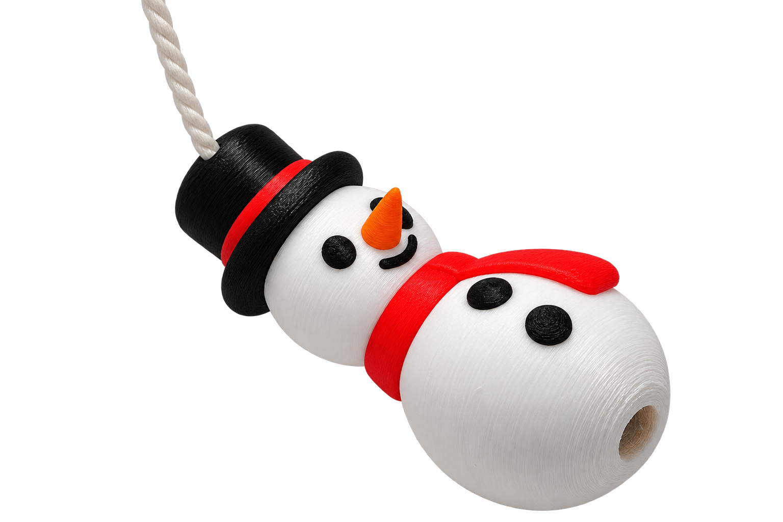 Christmas bathroom light pull - Snowman