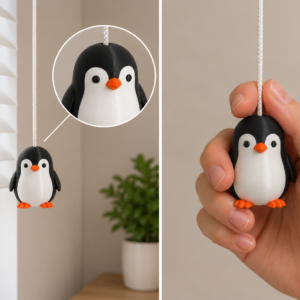 Cute Penguin Light Pull Cord Handle