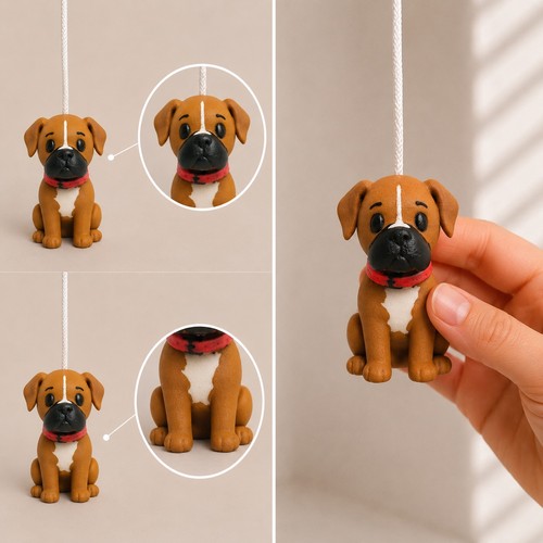 boxer dog light pull