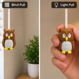 Owl Light Pull Handle